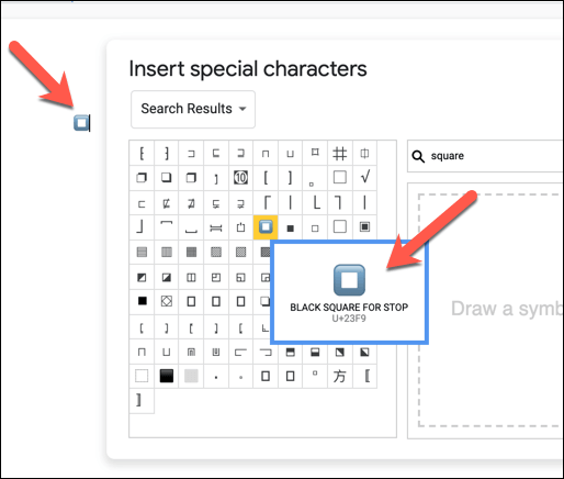 how to insert a shape in google docs