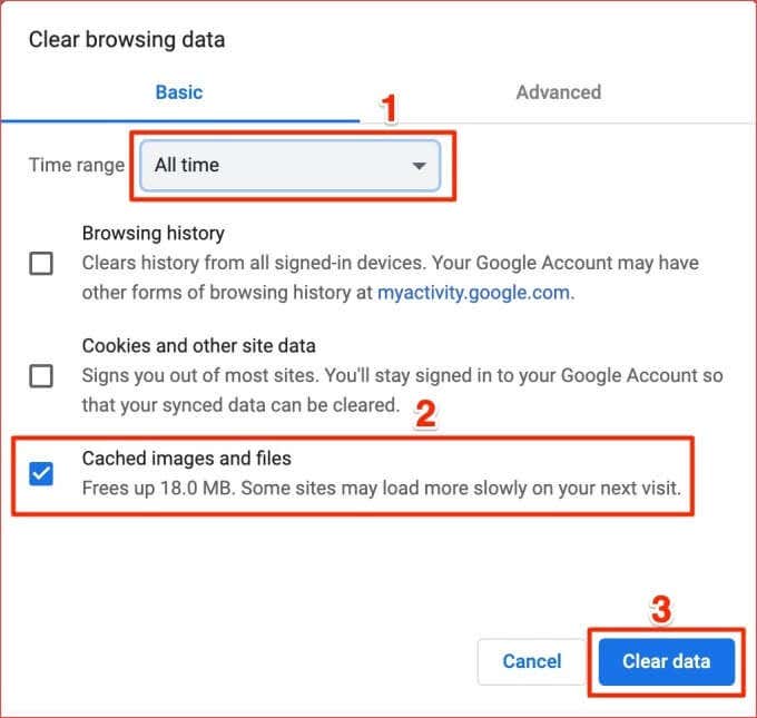 Delete Chrome’s Cache Files image - 15-clear-cache-files-chrome