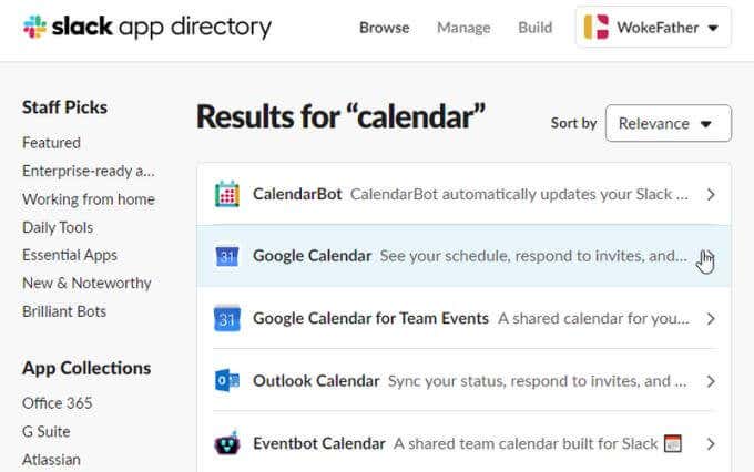 Enabling the Slack Calendar Integration image 2 - 2-slack-calendar-search