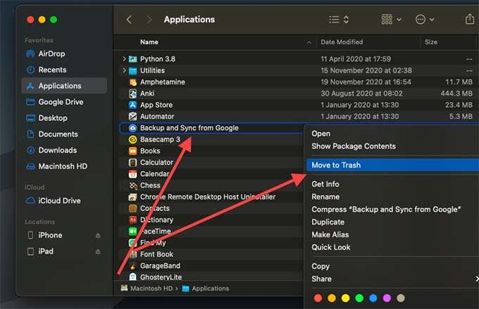 Reinstall Backup and Sync image 2 - 23-Uninstall-Backup-and-Sync-Mac