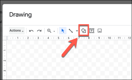 how to insert shape in google docs