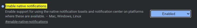Not Getting Gmail Notifications for Chrome Desktop in Windows image - Native-Notifications-1