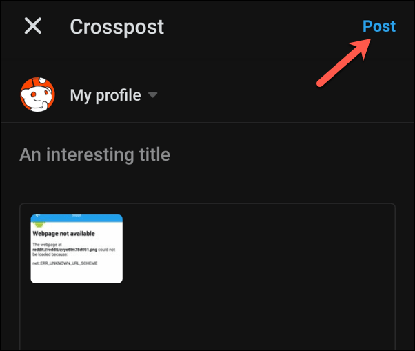 How to Crosspost on Reddit