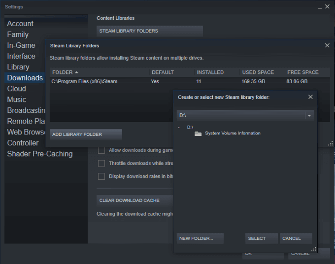 add the steam game for windows on mac