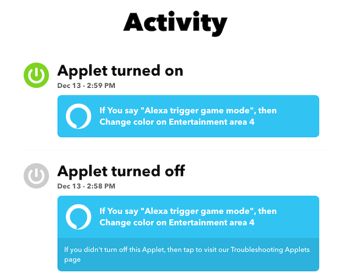 Check Your Activity Feed image - applet_activity