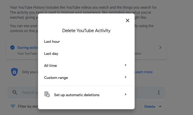 How to Delete YouTube History and Search Activity - 48