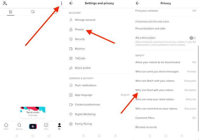 Tips &amp; Tricks for Getting Noticed on TikTok image - enable-duets