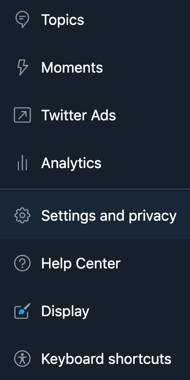 How to Change Your Twitter Handle image - twitter-menu_settings-privacy