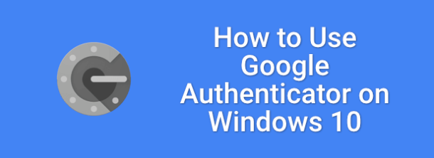 windows google authenticator