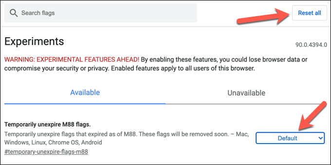 Enabling Chrome Canary Flags and Features image 4 - 12-Chrome-Canary-Disable-Flags-Reset-All