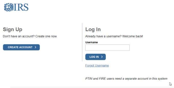 Logging Into Your IRS Account image 2 - 2-view-your-account