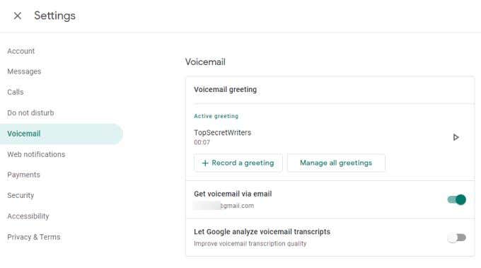 How to Set Up Voicemail on Google Voice - 24