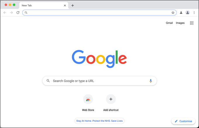 chrome canary opens with black screen