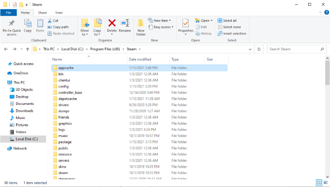 How to clear Steam cache files on Windows PC