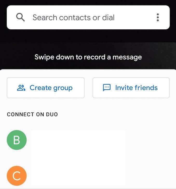 google duo share screen