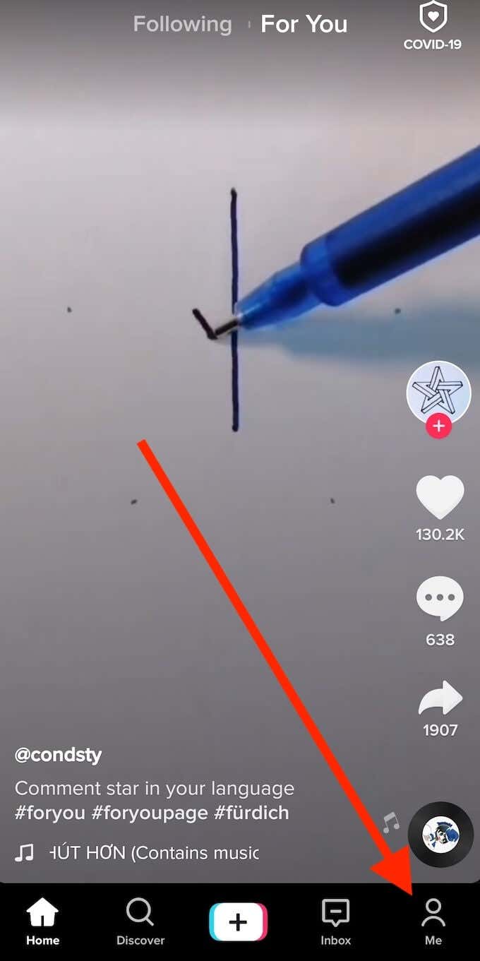 How to Enable &amp; Disable the Duet Function on TikTok image - tiktok_open-profile