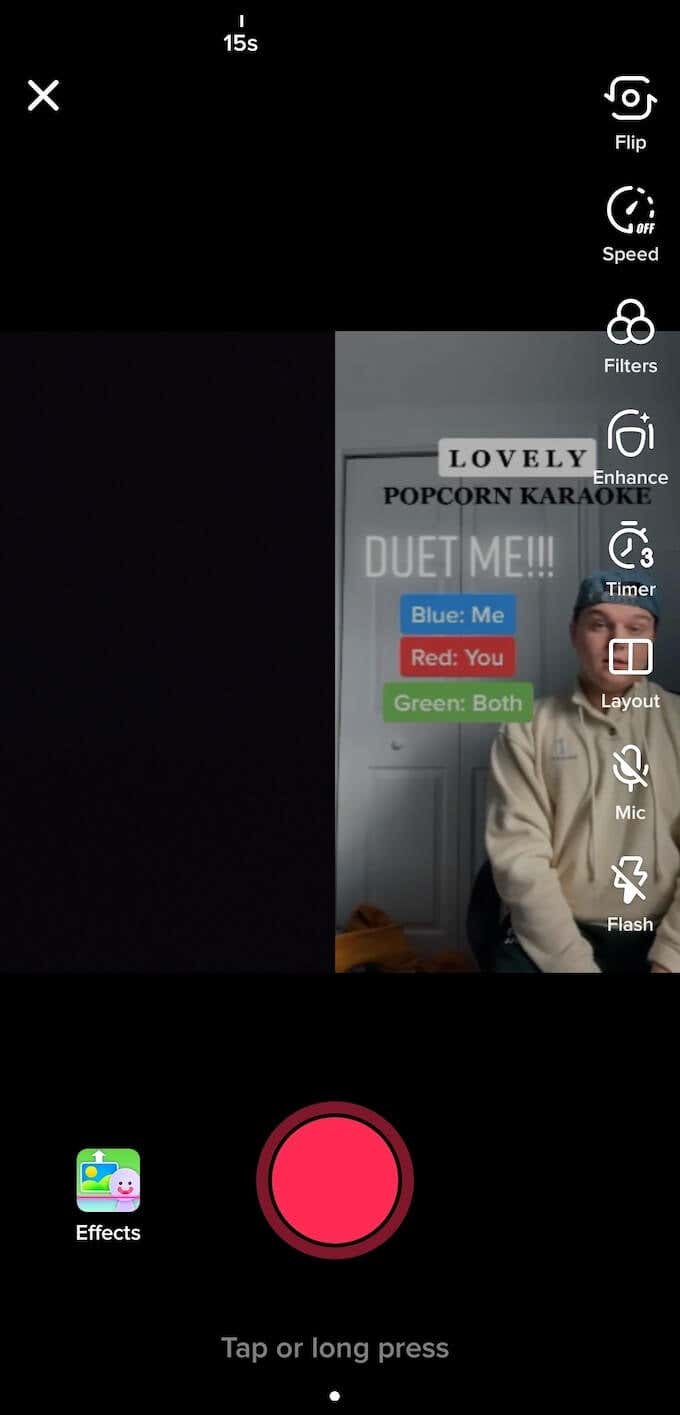 How to Duet on TikTok image 3 - tiktok_record-your-video