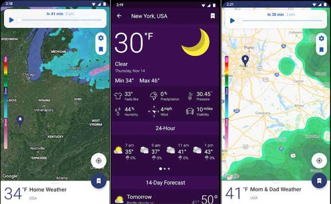 6 Best Animated Weather Apps for Android or iPhone - 95