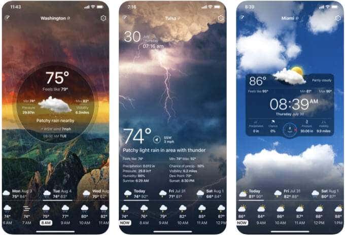 6 Best Animated Weather Apps for Android or iPhone - 87