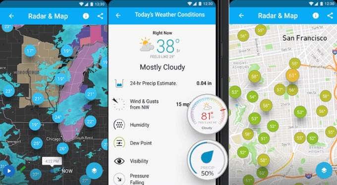 6 Best Animated Weather Apps for Android or iPhone - 12