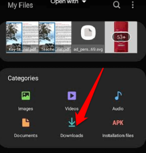 delete download acrobat reader file on android app