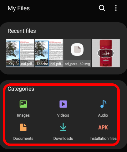 3 Ways to Delete Downloads on Android image 7 - 08-how-to-delete-downloads-on-android-my-files-app-categories