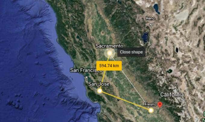 How to Measure Area with Google Earth image - 08CloseShape