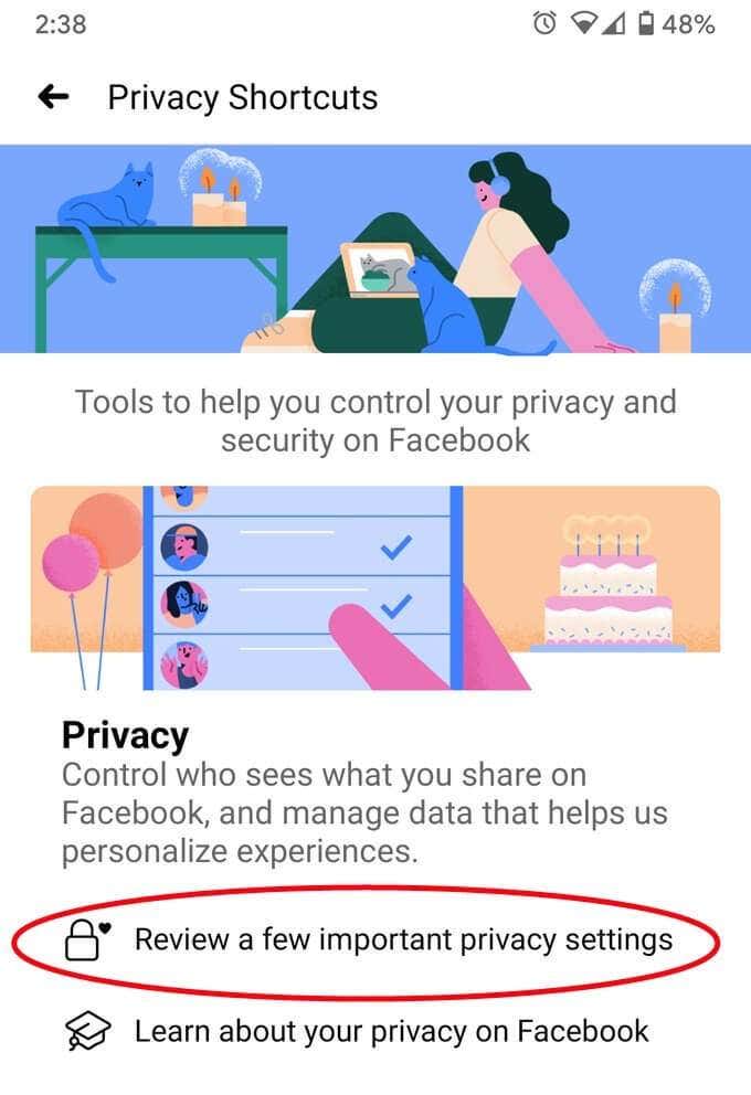 How to Do a Privacy Checkup on Facebook image 7 - 18MobileReviewAFew