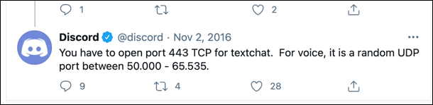 Disconnect From VPNs and Open Network Ports image - 5-Discord-Twitter-Ports-Message