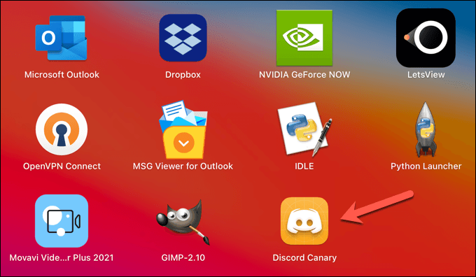 screenshot of discord canary file after installation - 6-Discord-Canary-Launch-Mac