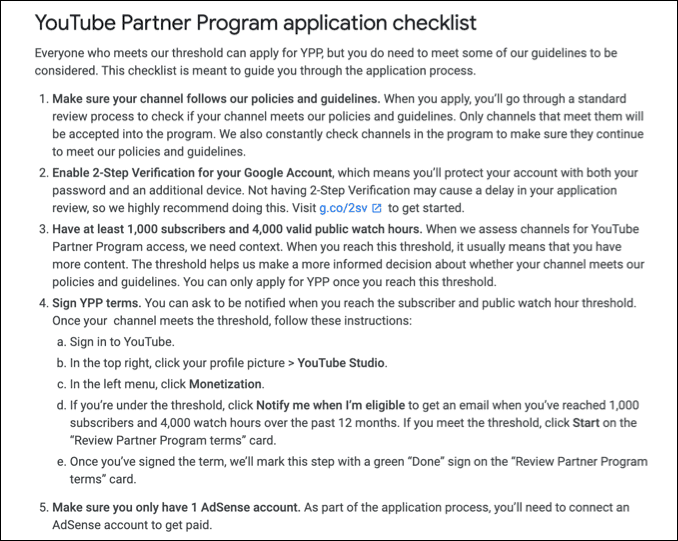 Monetization Opportunities image - 6-YouTube-Partner-Rules