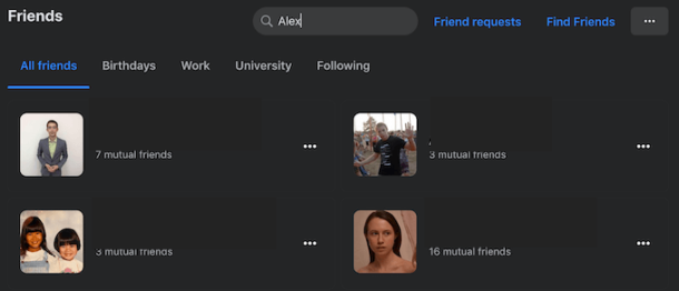 How to Search Facebook Friends by Location, Job, or School