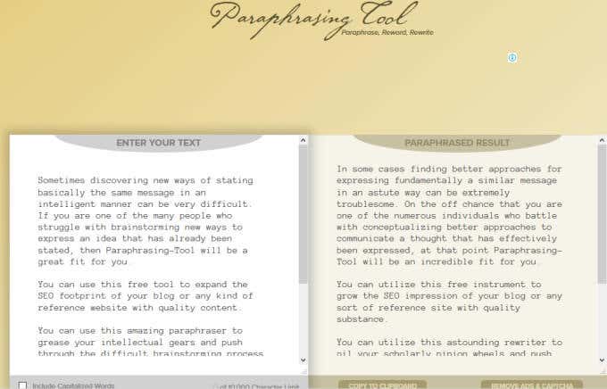 The 6 Best Online Paraphrasing Tools to Rewrite Text - 26