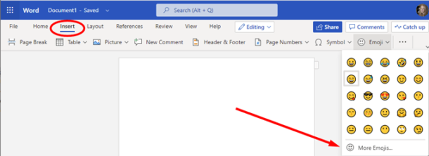 How to Insert Emoji in Word, Google Docs and Outlook