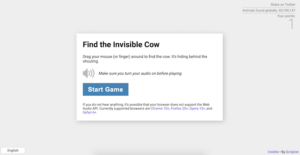 invisible cow game