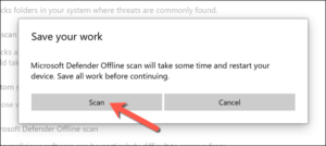 microsoft safety scanner infected files