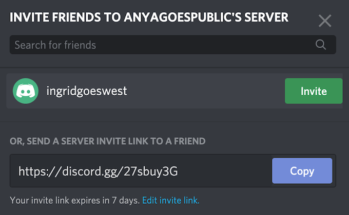 How to Send and Customize Invites on Discord - 64