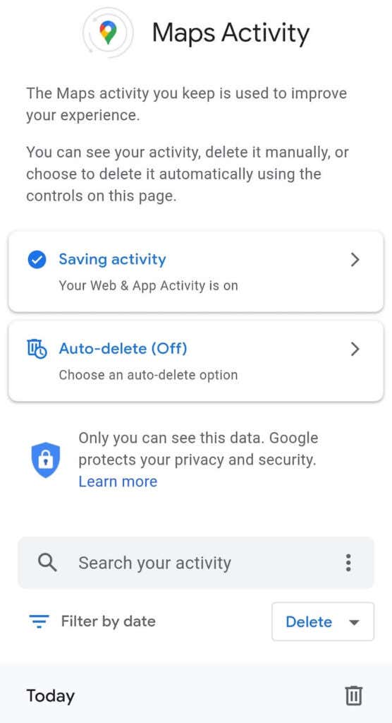 How to View Your Google Maps Search History on Mobile image 4 - 10-maps-activity-mobile