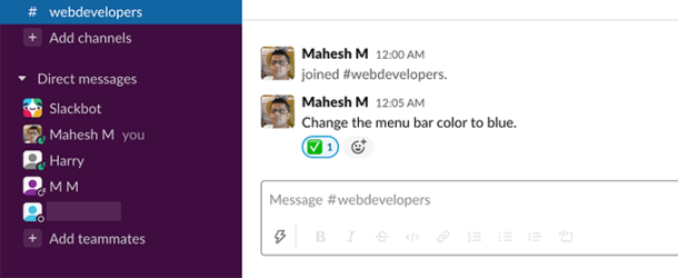 create emoji status slack