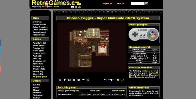  Play retro games online in your browser