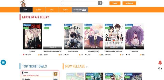 websites to read manga