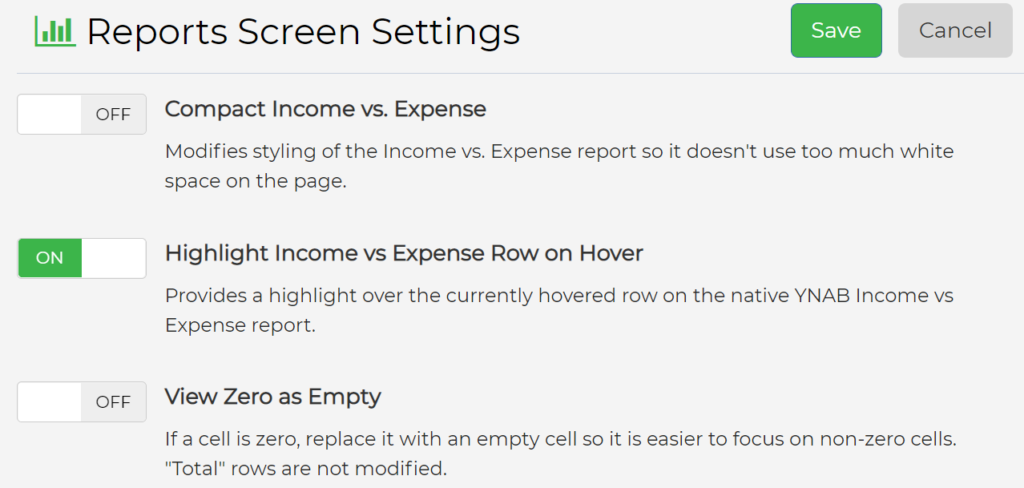 YNAB Toolkit Report Screen Settings image 2 - image-16