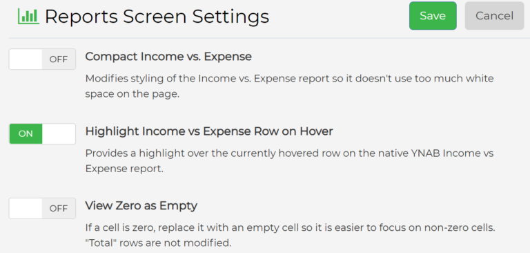 YNAB Toolkit Reports: What You Should Know