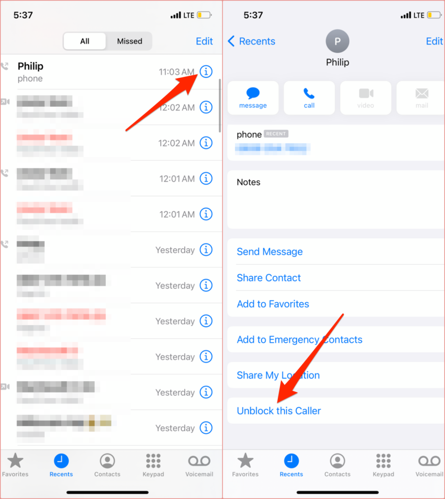 How to Unblock a Number on iPhone and Android - 95