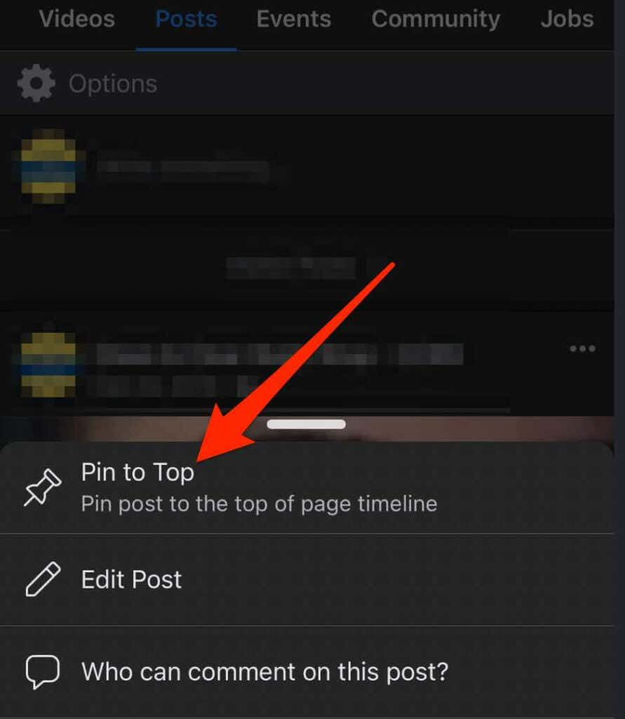 How to Pin a Post on Facebook - 21