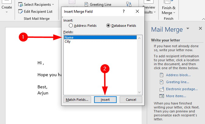 How to Create Mail Merge Letters image 9