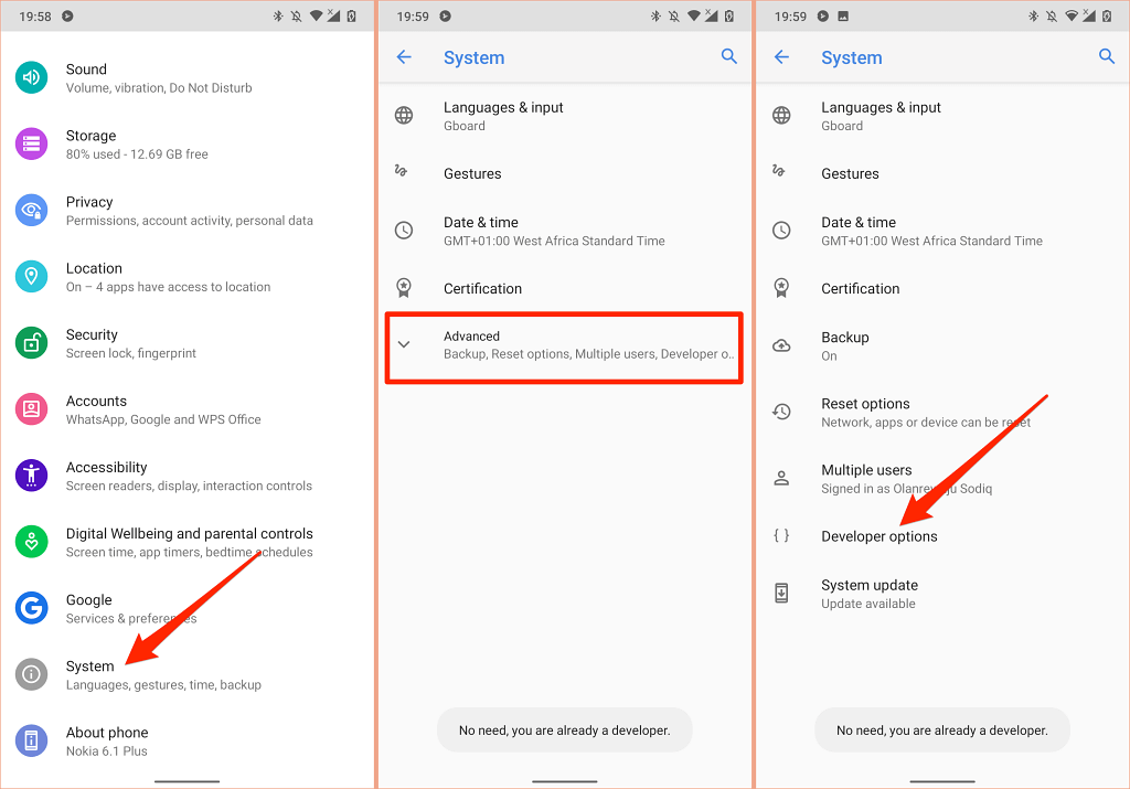 Steps for turning off Absolute Volume on an Android device