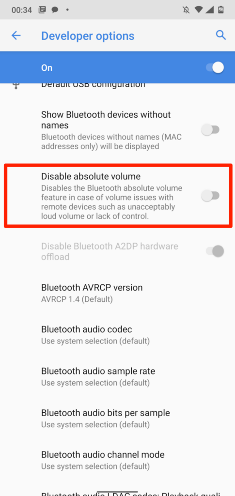 Абсолютная громкость bluetooth что это