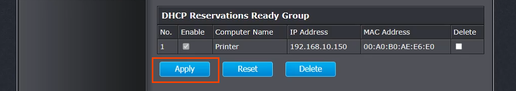 Assign a IP to a Printer Network Device