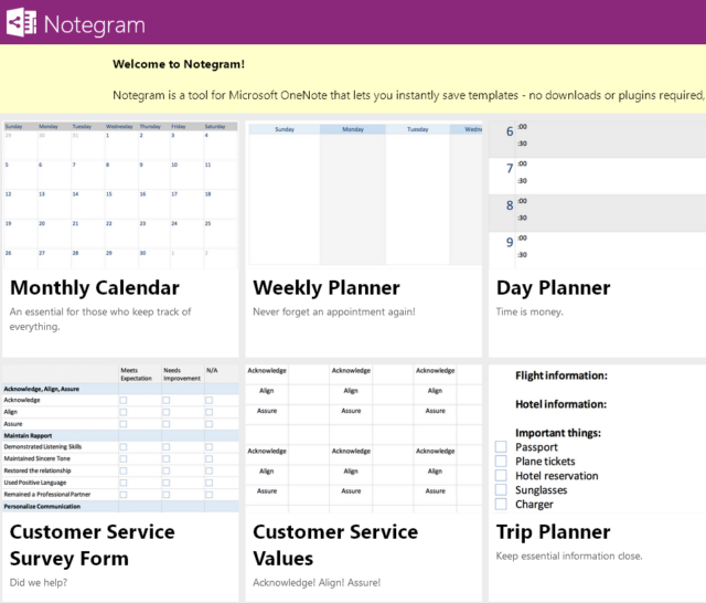 5 Best Sites For Free OneNote Templates